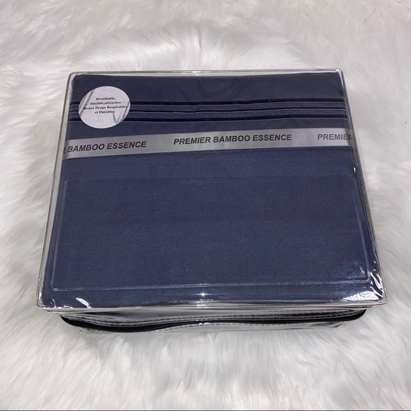 ⭐️SALE⭐️King 4pc Charcoal Bedsheets - Picture 2 of 5